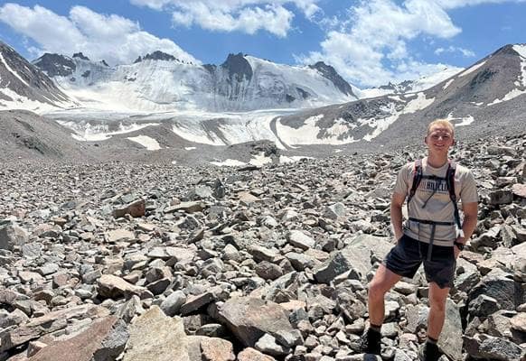 Christopher Miller was one of three Embry-Riddle students recently selected for the U.S. State Department’s Critical Language Scholarship (CLS) Program. He studied Russian for eight weeks in Kyrgyzstan.