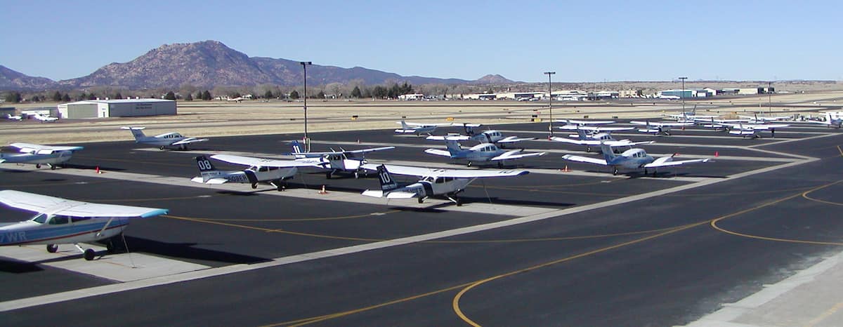 Planes on the flight line