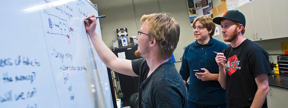 Students in the Computer, Electrical, and Software Engineering Department