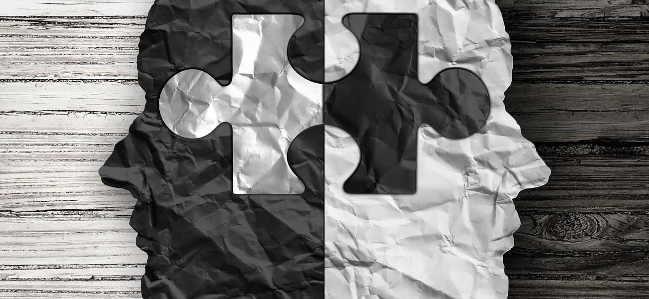 art image of two faces