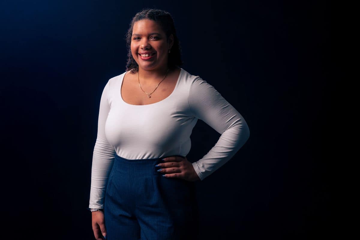 Aerospace Engineering student Chanel Davis