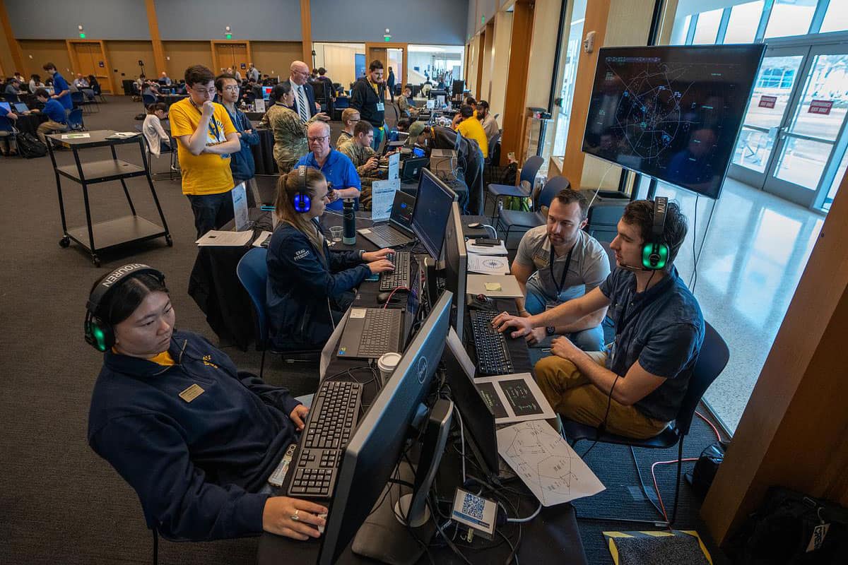 Participants at the Aviation Cyber Initiative (ACI) Cyber Rodeo
