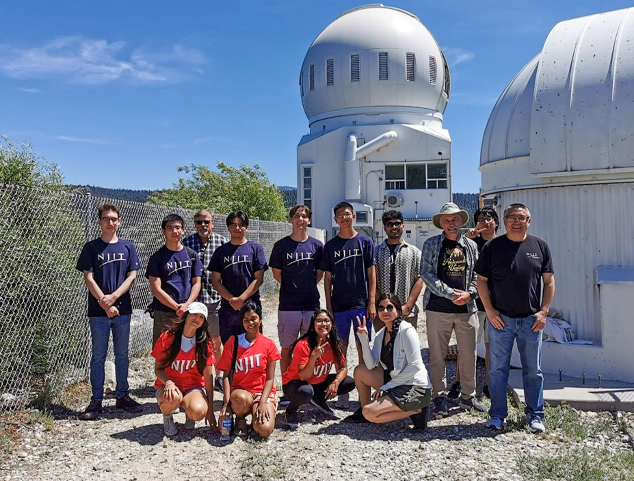 Embry-Riddle student Logan Schierholz (pictured in back row, fourth from left) conducted solar research at California’s Big Bear Solar Observatory, home to one of the world’s largest solar telescopes.
