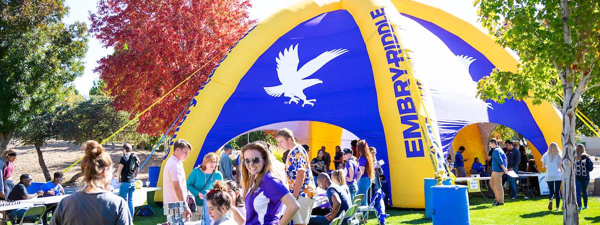 Students attending the annual Embry-Riddle Prescott Campus Open House Event