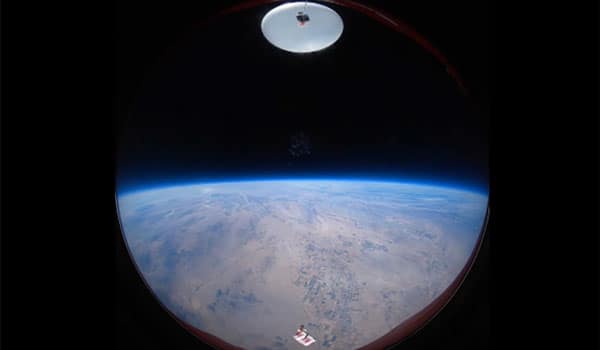 Photo from space ballon