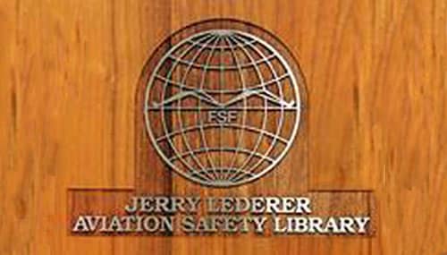 Jerry Lederer Aviation Safety Library Sign