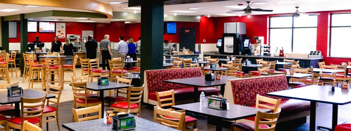 Student Union features many dining options, including Rocket Deli