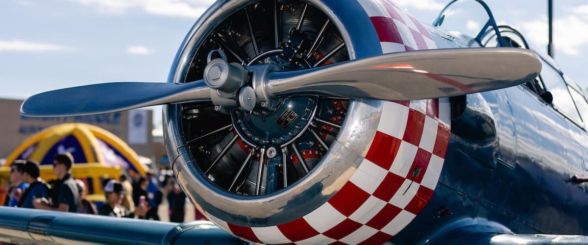 Static aircraft display at the 2018 Wings Out West Airshow