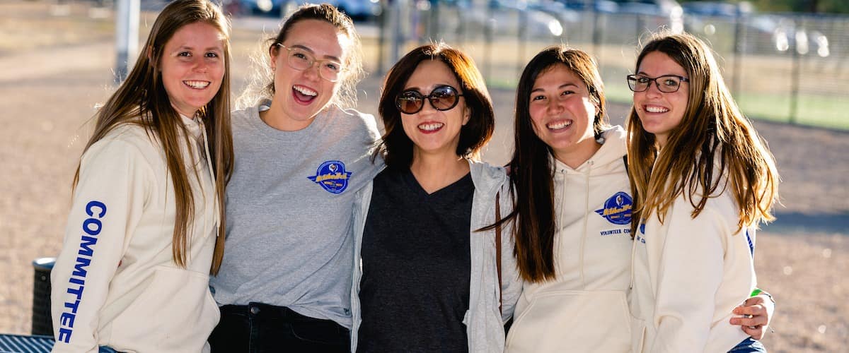 Embry-Riddle Prescott Campus students at the Friday Fair