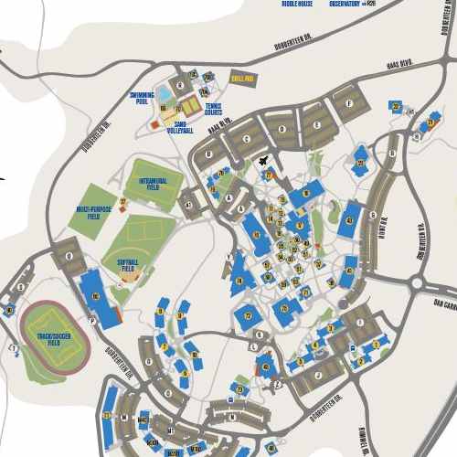 Embry Riddle Prescott Campus Map – Map Vector