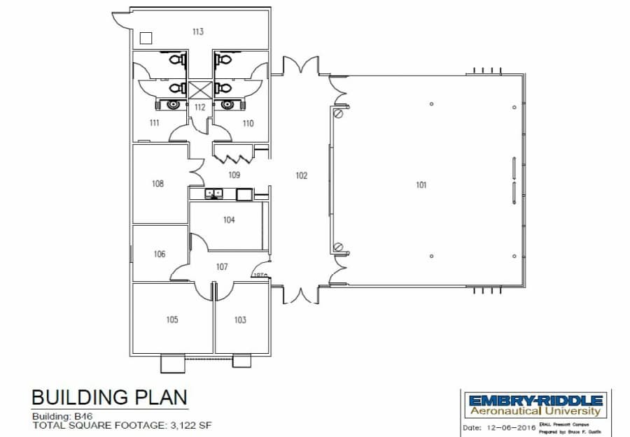 Haas Chapel floor plan and room dimensions