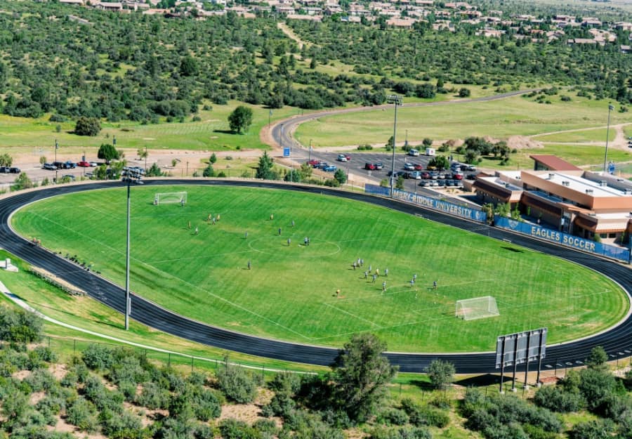 Varsity Field view from above