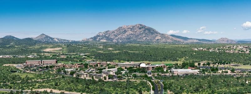 Embry-Riddle's Prescott Campus at the foot of beautiful Granite Mountain