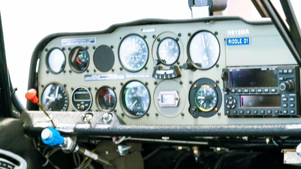 An ACA Super Decathlon 8KCAB Aircraft Cockpit