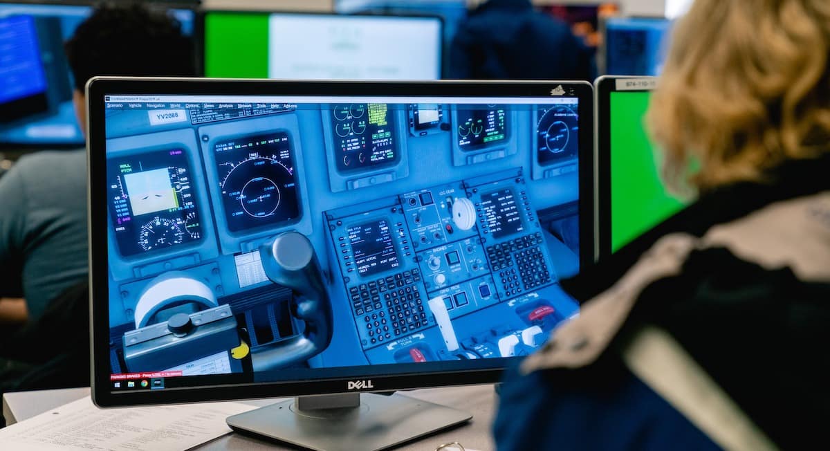 Airway Science Lab simulation interface