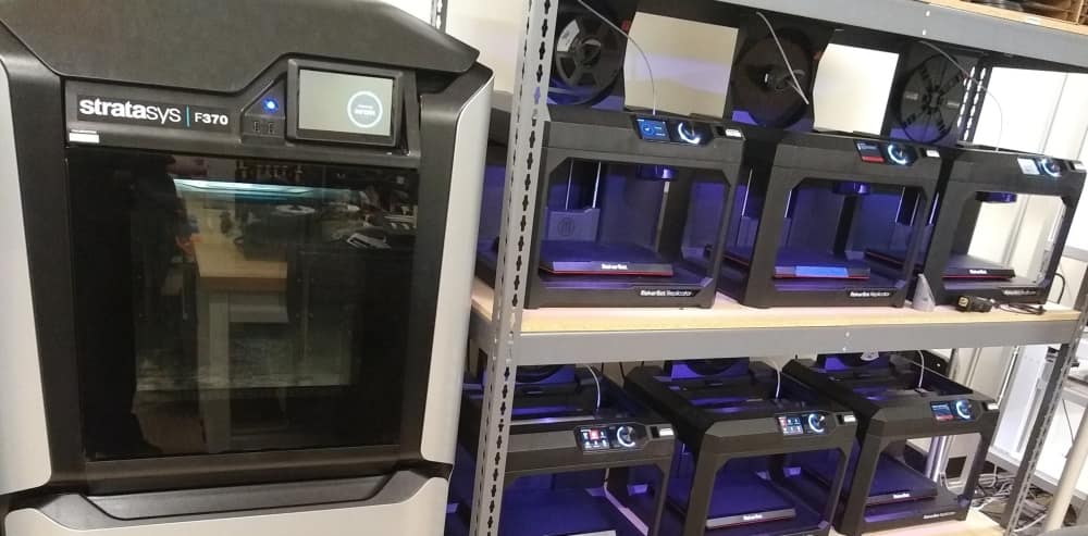 The Rapid Prototyping Laboratory's Makerbot Printers