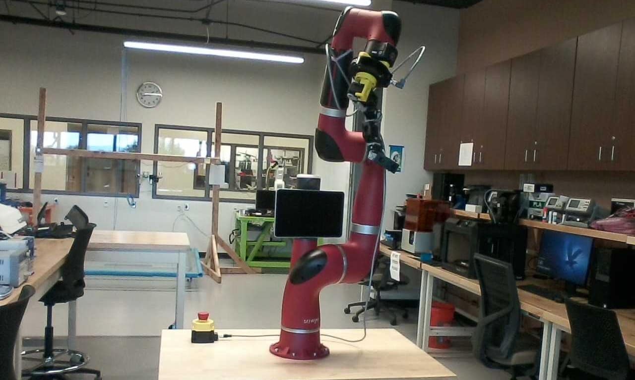 The Space Robotics Laboratory's Rethink Sawyer manipulator.