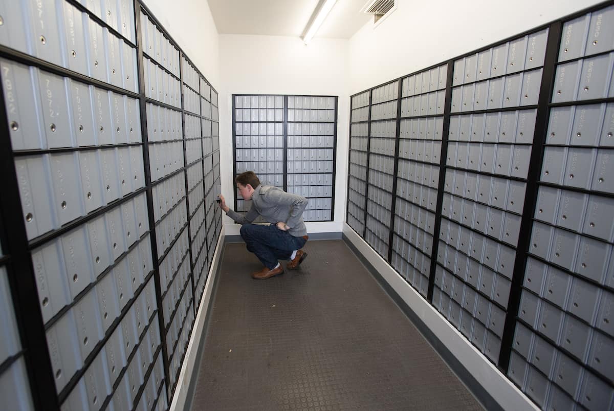 Mailboxes for Prescott Campus students