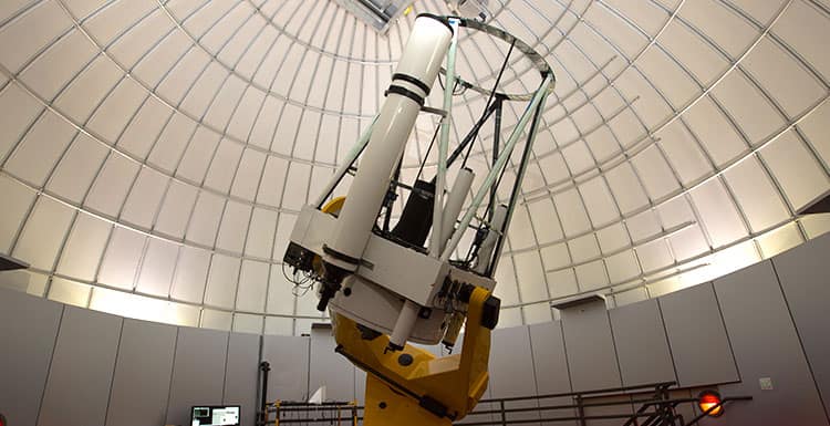 Powerful telescope at Embry-Riddle Daytona.